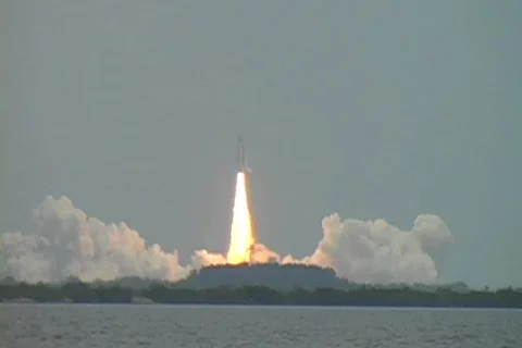 Space Shuttle Atlantis Stock Footage 387088