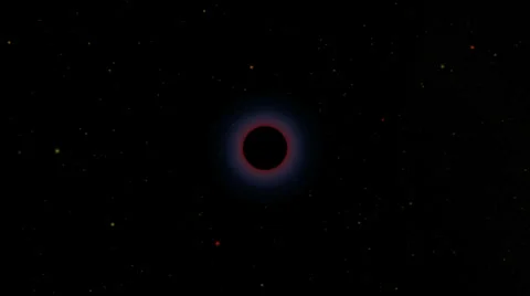 Space shuttle in a black hole Video stock 35320398