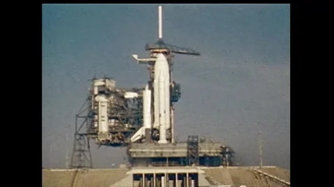 Space Shuttle Colombia STS-1 launch Stock Footage 270937368