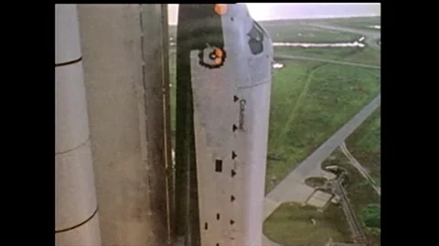 Space Shuttle Colombia STS-1 launch Stock Footage 270937370