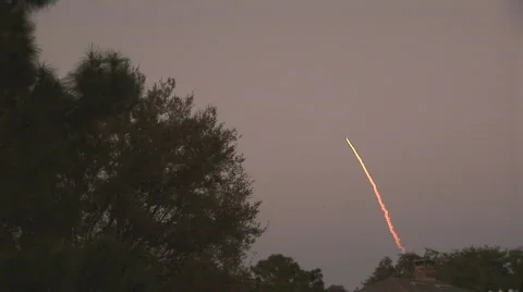 Space Shuttle Discovery launch Stock Footage 348142