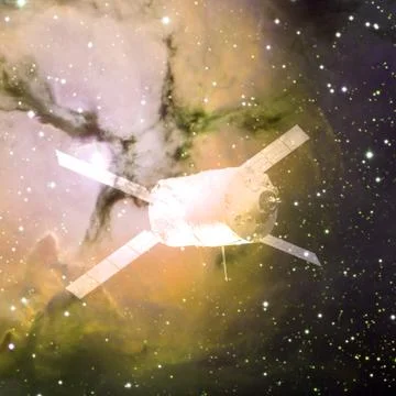 Space shuttle. Elements of this image furnished by NASA Stock Illustration