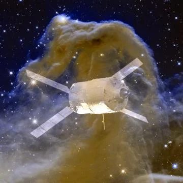 Space shuttle. Elements of this image furnished by NASA Stock Illustration