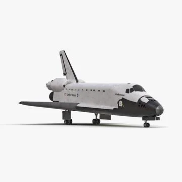 Space Shuttle Endeavour 3D Model