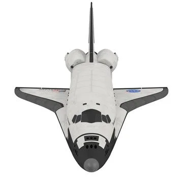 Space Shuttle Endeavour With Boosters ~ 3D Model #90942802