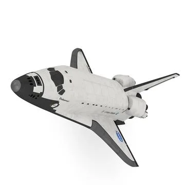 Space Shuttle Endeavour With Boosters ~ 3D Model #90942802