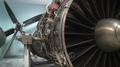 Space Shuttle Engine Parts Stock Footage