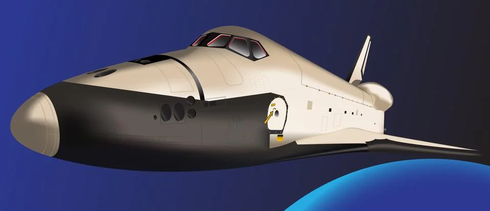 Space shuttle Stock Illustration