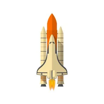 Space Shuttle Stock Illustration