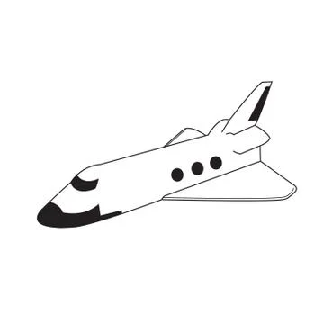 Space shuttle Stock Illustration