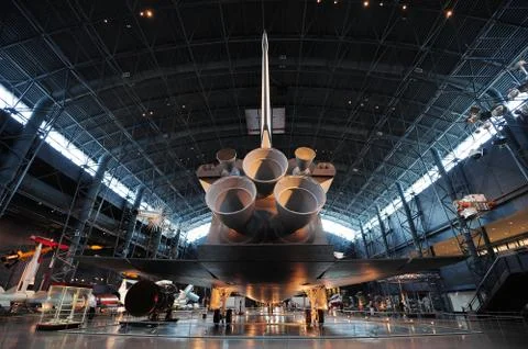 Space shuttle jet Stock Photos