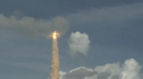 Space Shuttle Launches Stock Footage 45238784