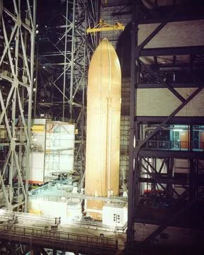 The Space Shuttle main propulsion system includes three major elements. On... 스톡 사진