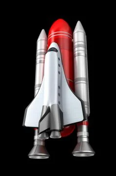 Space shuttle model Illustrazione stock