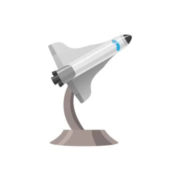 Space shuttle model Stock Illustration