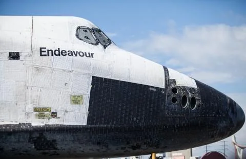 Space shuttle nose Stock Photos