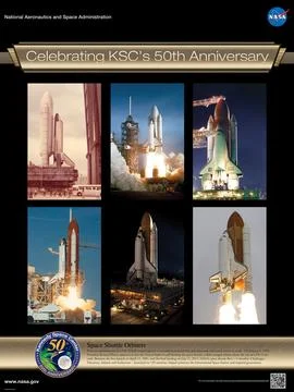 Space Shuttle Orbiters: From its establishment in 1958, NASA studied aspect.. Stock Photos