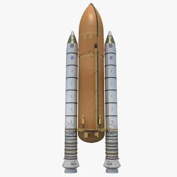 Space Shuttle Rocket Boosters 3D Model
