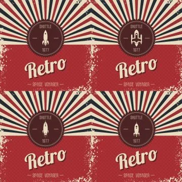 Space shuttle rocket Illustrazione stock