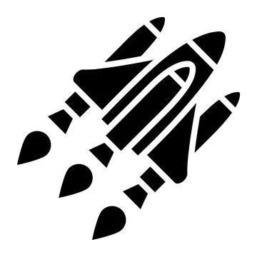 Space shuttle Vector Icon Design Illustration Stock Illustration