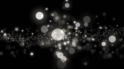 Space silver background with particles. Stock Footage 62416133