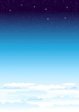 Space sky Stock Illustration
