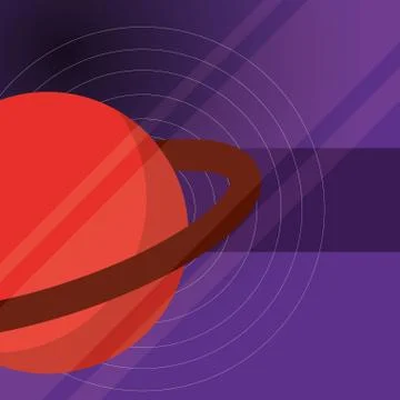 Space solar system concept Stock Illustration