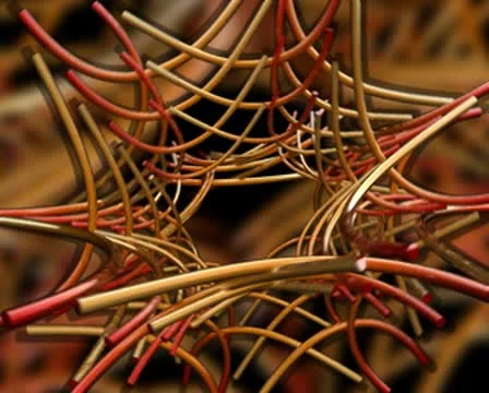 Space Spider's Web Background Loop Stock Footage 8945356