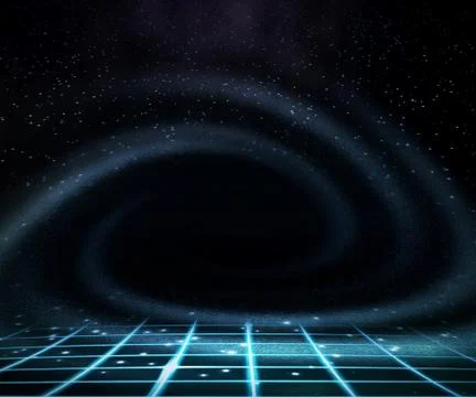 Space stage background 스톡 일러스트