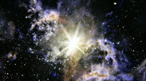 Space star supernova nebula Stock Footage 12468709