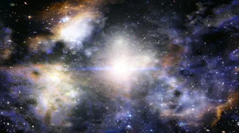 Space star supernova nebula Stock Footage 12471255