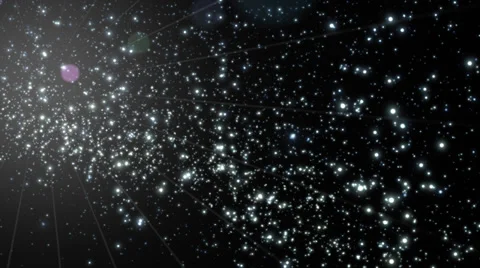 Space stars background - CG HD Stock Footage 27437634