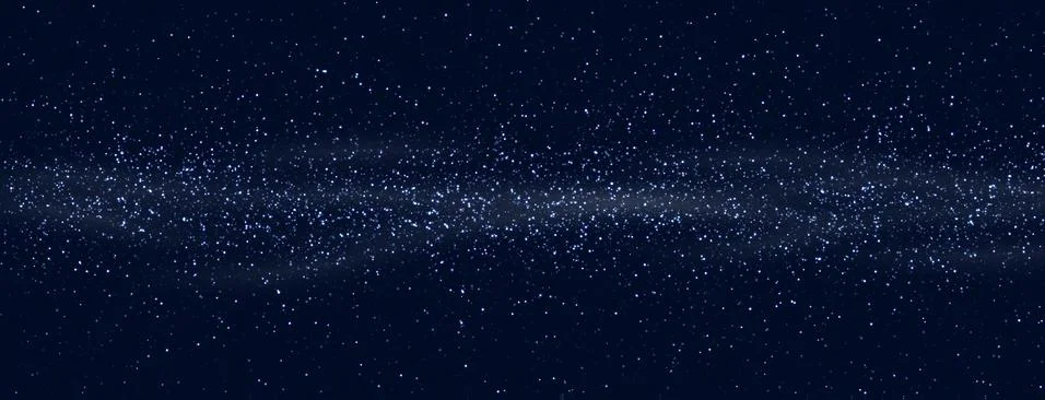 Space stars background. Light night sky vector Stock Illustration