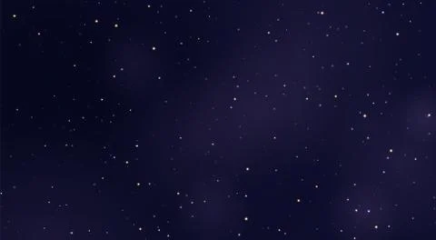 Space stars background. Light night sky vector Stock Illustration