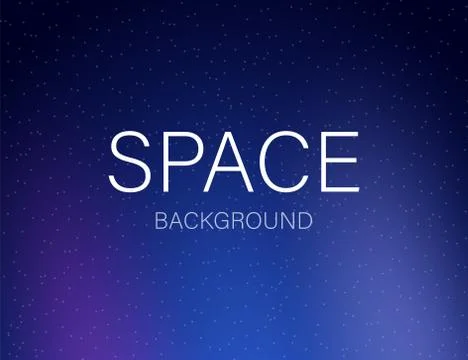 Space stars on blurred abstract background with gradient. Vector stock Ilustración de archivo