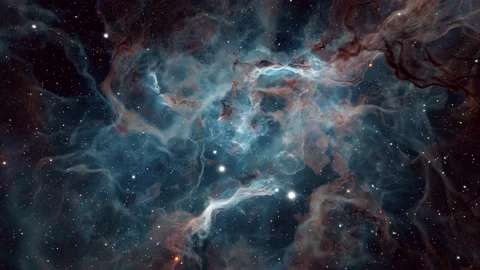 Space Stars Nebula Passing Through Astronomy Starfield Milky Way Formation Stock Footage 196108882