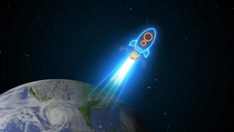 Space, startup, creative idea, business, innovation and technology concept. 스톡 동영상 276489657