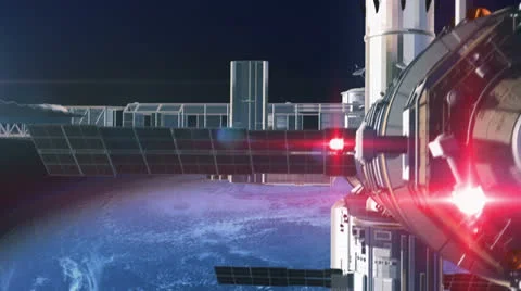 Space Station 3 Video stock 24815221