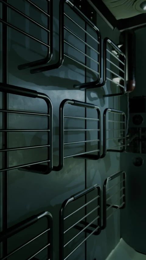 Space station and electronics technology concept Stock Footage 306304338