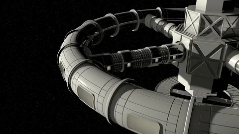 Space Station Close Up 스톡 동영상 69858275