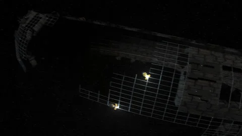 Space Station Construction Stock Footage 141825141