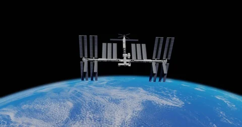 Space station on earth 8k Stock Footage 122197768