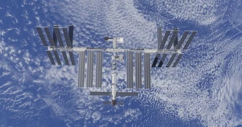 Space station on earth 8k Stock Footage 122500855