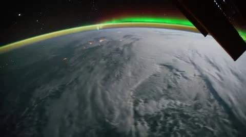 Space Station Earth time lapse Stock Footage
