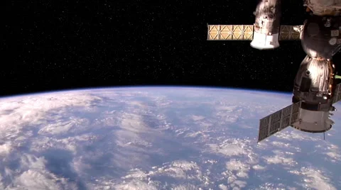Space Station Flyover Stock-Footage 60916645