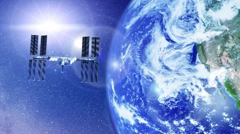 Space station Stock Footage 8648488