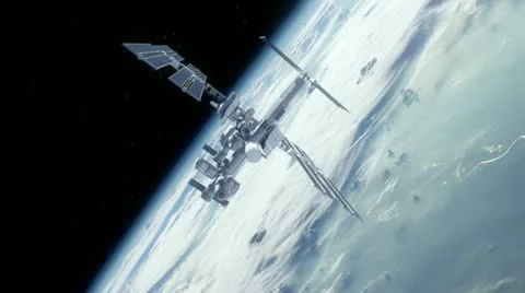 Space Station Stockbeeldmateriaal 12572654