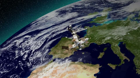 Space station Stock Footage 35217996