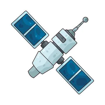 Space Station illustration Stock Illustration