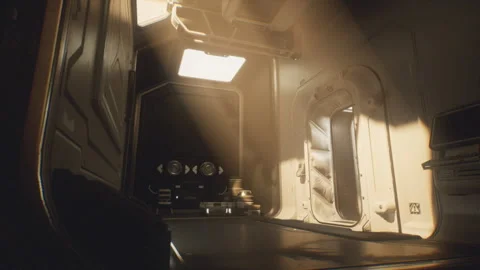 Space station interior Stock Footage 278270264